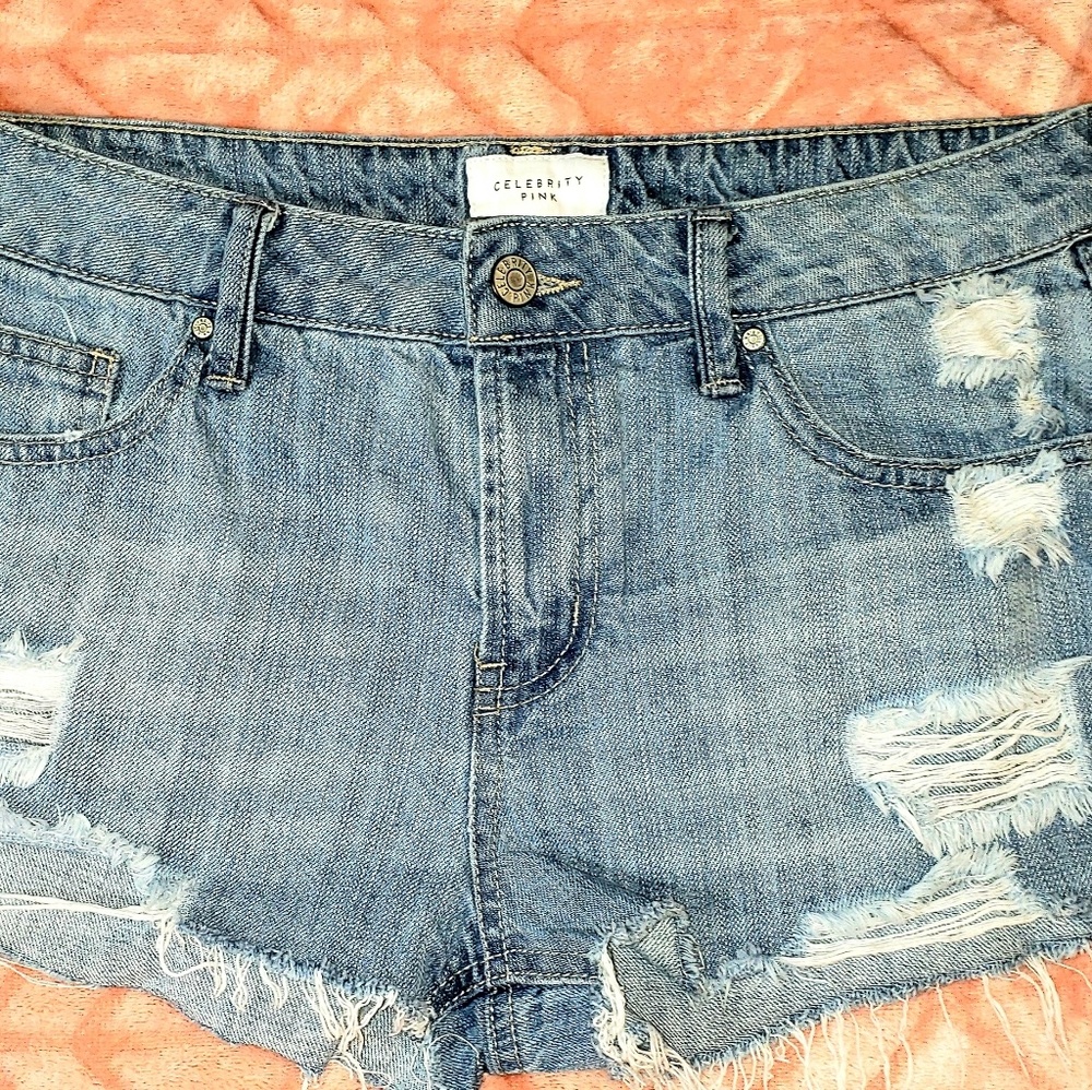 Juniors Celebrity Pink denim short